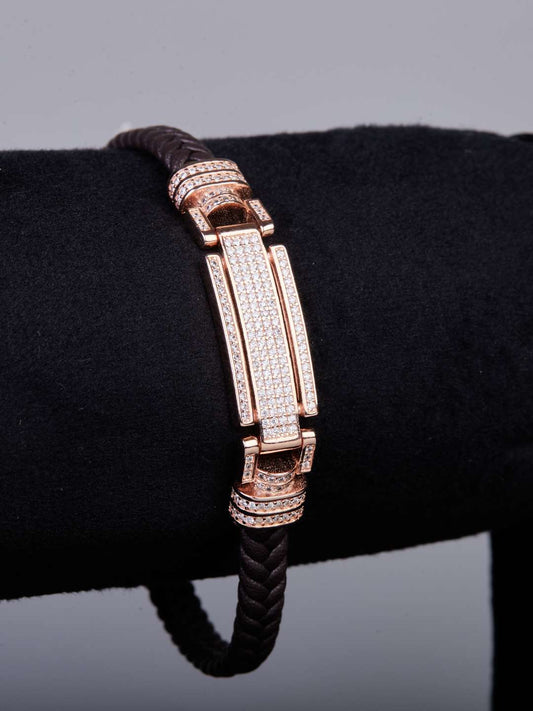 Tansi Jewels Bold Statement Men'S Diamond Bracelet