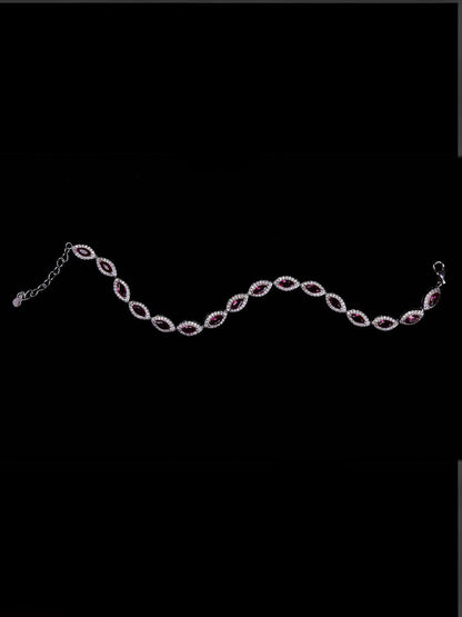 Tansi Jewels Crimson Cascade Women'S Bracelet