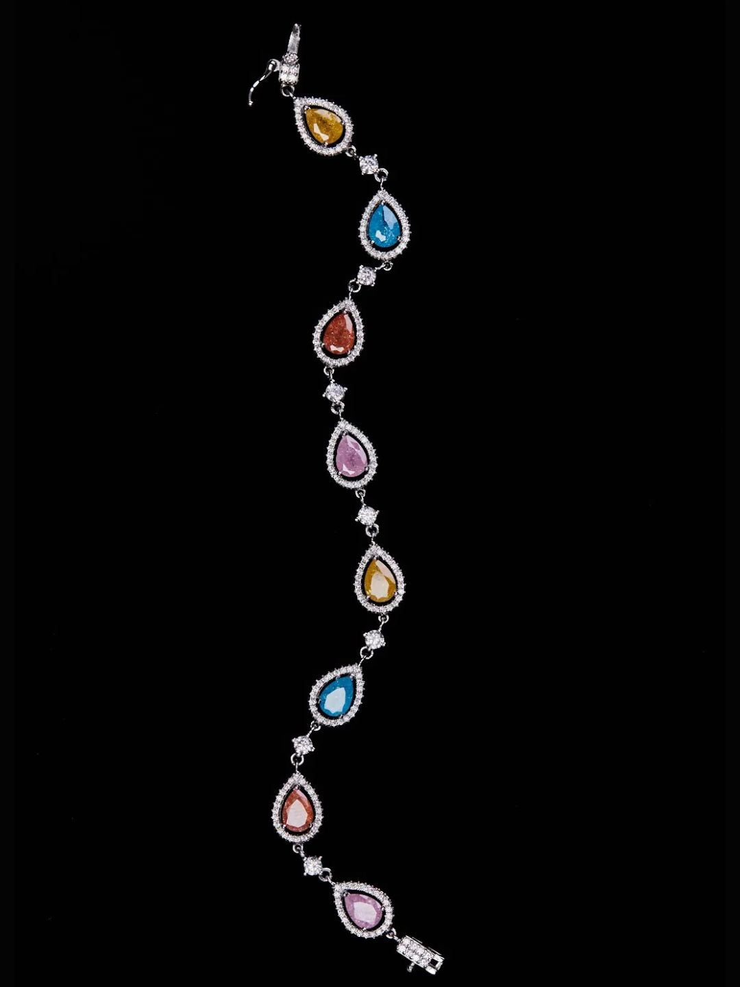 Tansi Jewels Multi Color Stone Bracelet