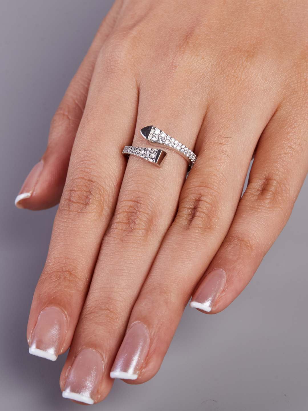 Cartier Inspired Diamond Ring